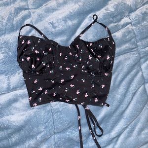 Shein open back T-shirt